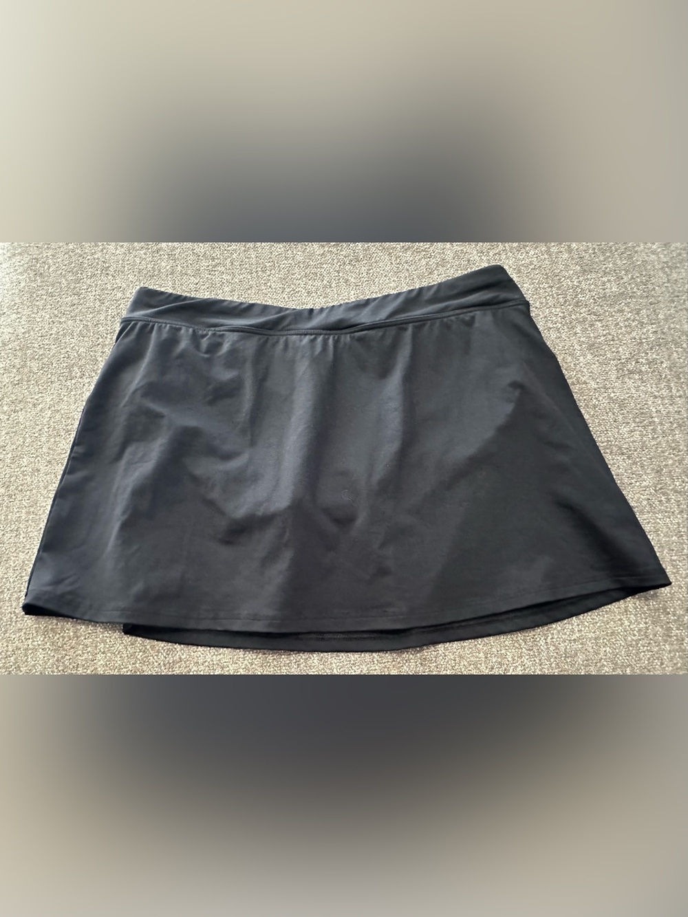 Lands End Women’s Swim Skirt Size 10 Black